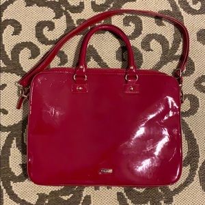 💋Aldo Red Patent Leather Business Stylish Bag💄